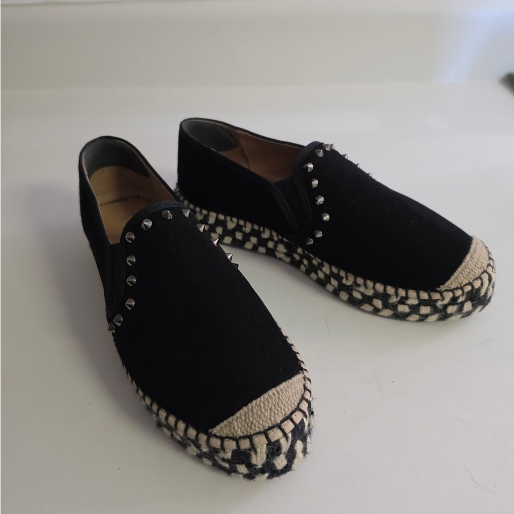 Cordani Black Loafers with Stud Accents